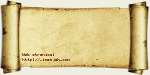 Jovana Ranđelović vizit kartica